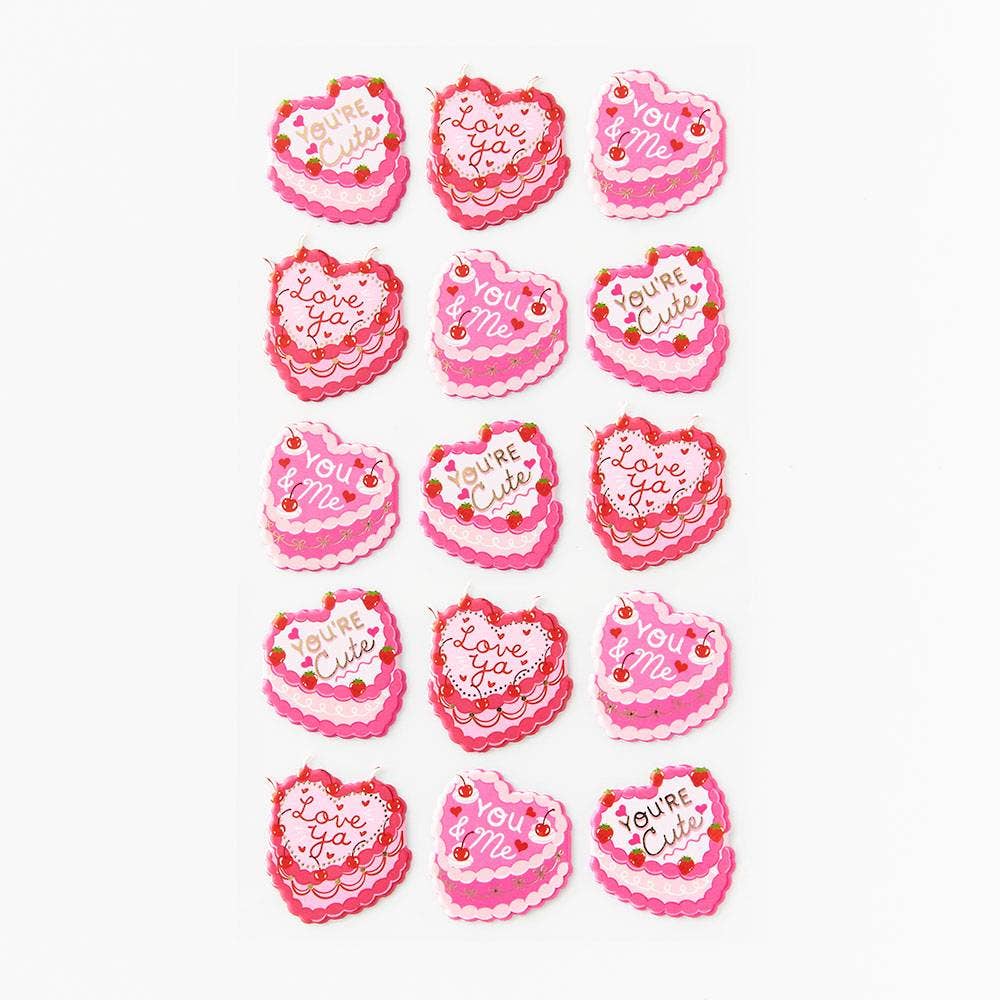 Vintage Heart Cakes