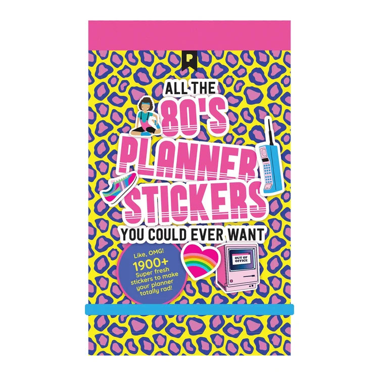 80s Planner Sticker Book