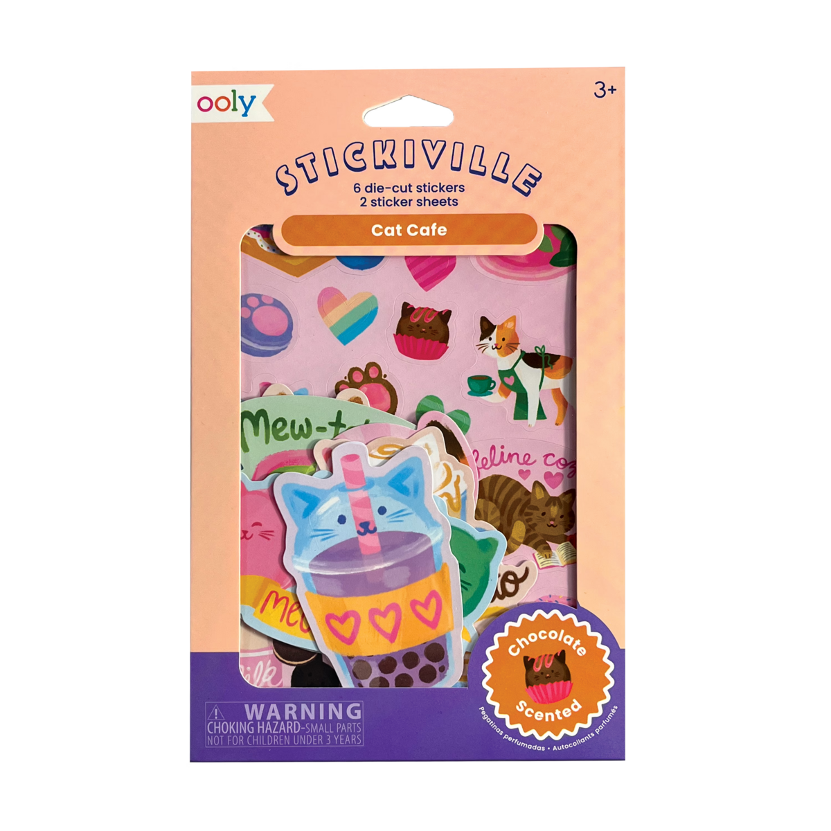 Cat Cafe Sticker Set