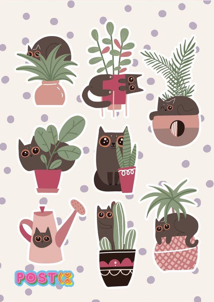 Cats and Plants Meowsterpiece