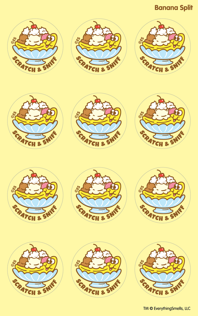 Banana Split Scratch & Sniff