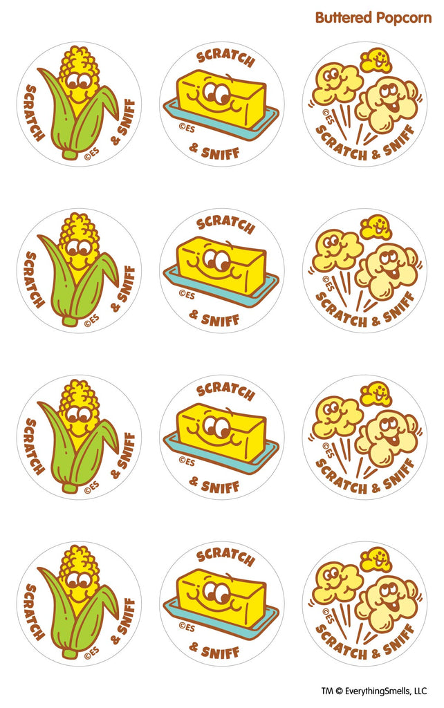 Buttered Popcorn Scratch & Sniff