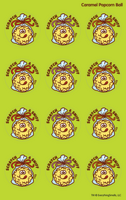 Caramel Popcorn Ball Scratch & Sniff