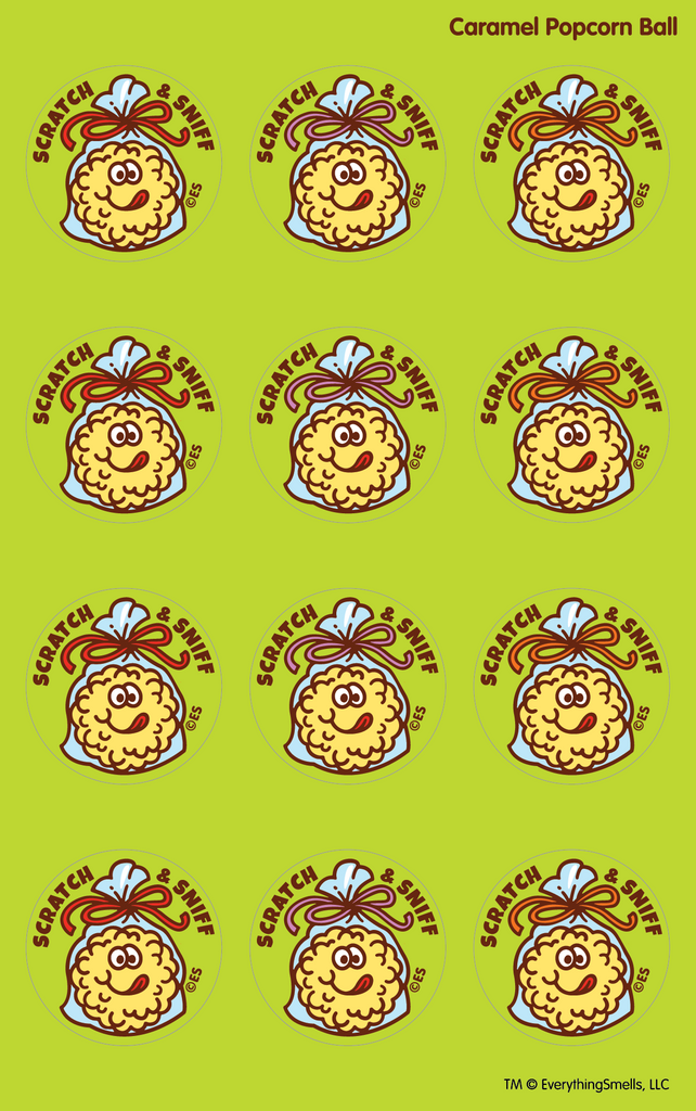 Caramel Popcorn Ball Scratch & Sniff