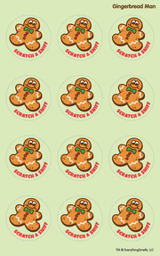 Gingerbread Men Scratch & Sniff