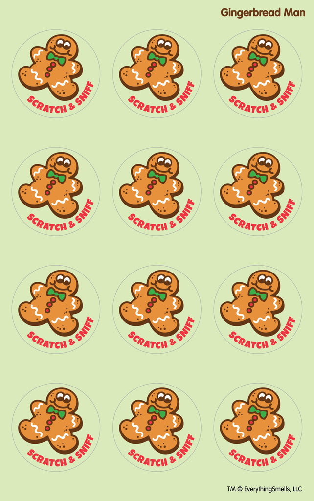Gingerbread Men Scratch & Sniff