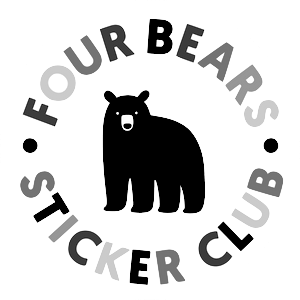 Four Bears Sticker Club Logo