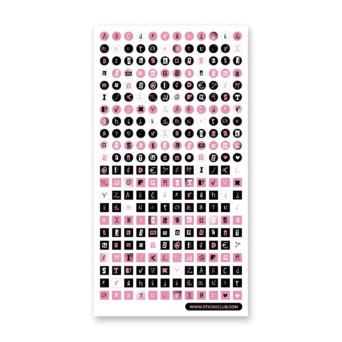 Pastel Punk Alphabet