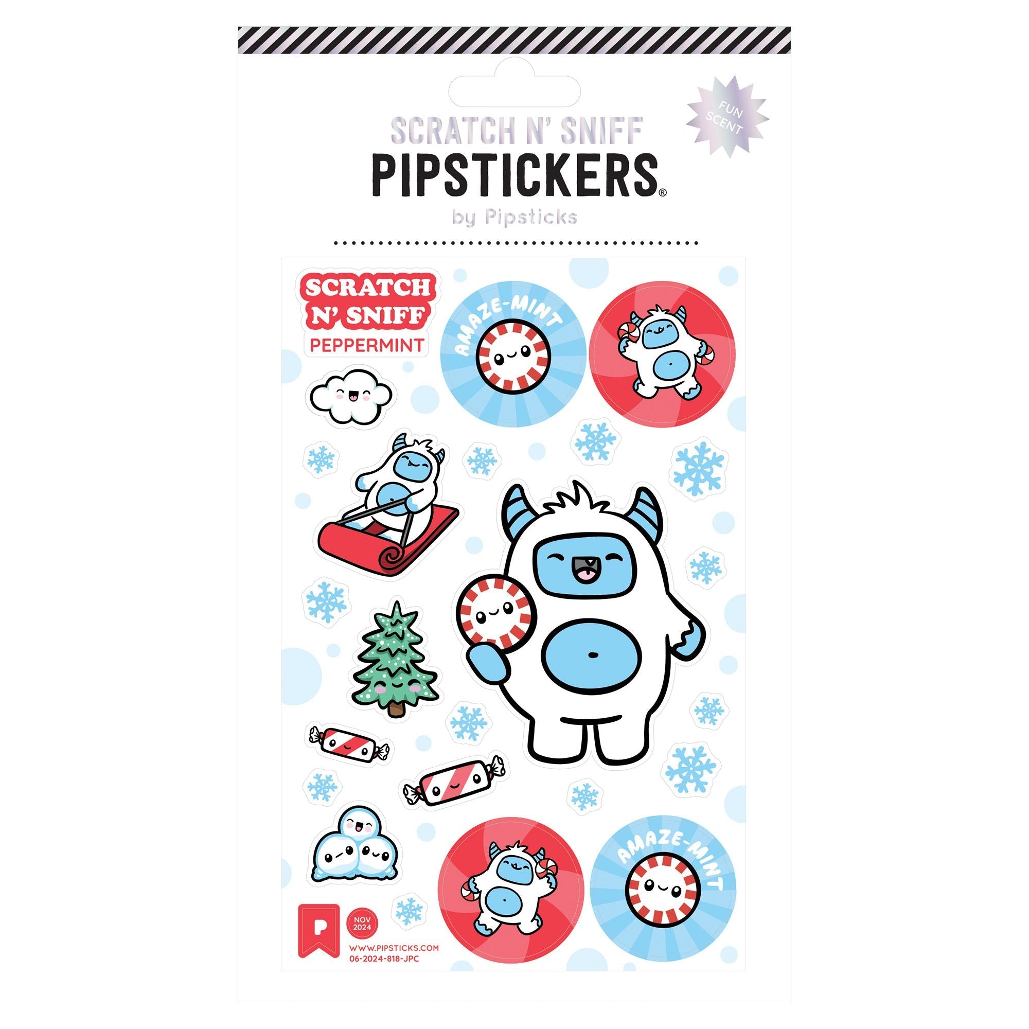 Playful Yeti Scratch & Sniff