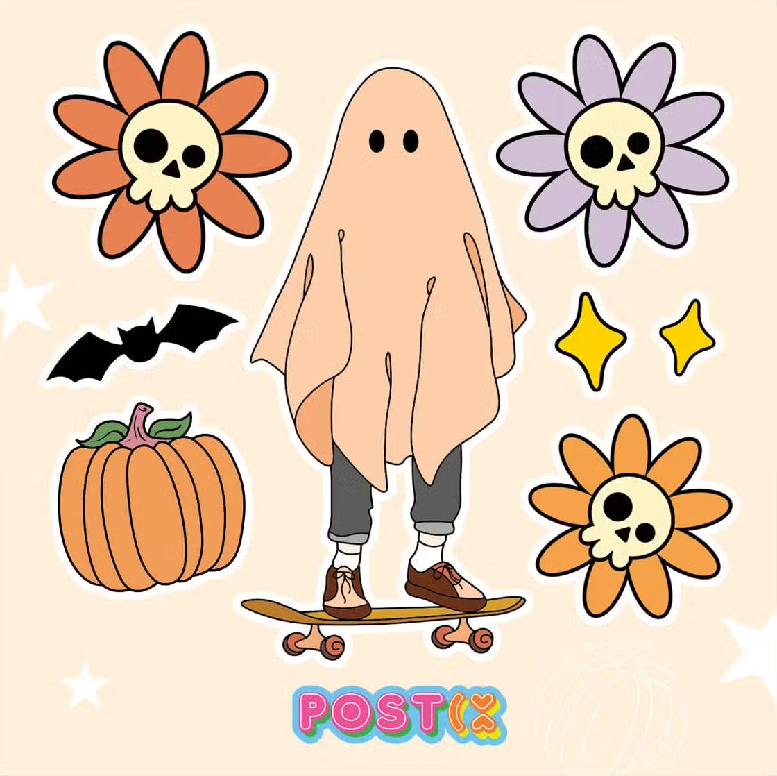 Skateboarding Ghost